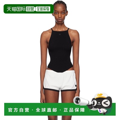 1h可退 香港直邮潮奢 Courreges 女士 黑色 Holistic 背心 124MDE