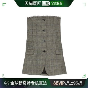 759291ZAOY5 Gucci 格纹纽扣抹胸 女士 古驰 自营潮奢