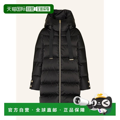 香港直邮HERNO 女士大衣 100162568213000 CO 黑色 Down coat