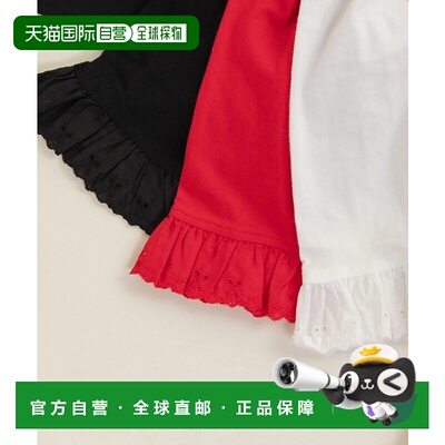 1h可退 日本直邮Dot&Stripes CHILD WOMAN 女装 棉 樱桃刺绣蕾丝