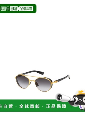 1h可退 香港直邮BALMAIN 男士眼镜 BPS120A SS2025 灰色 全框太阳