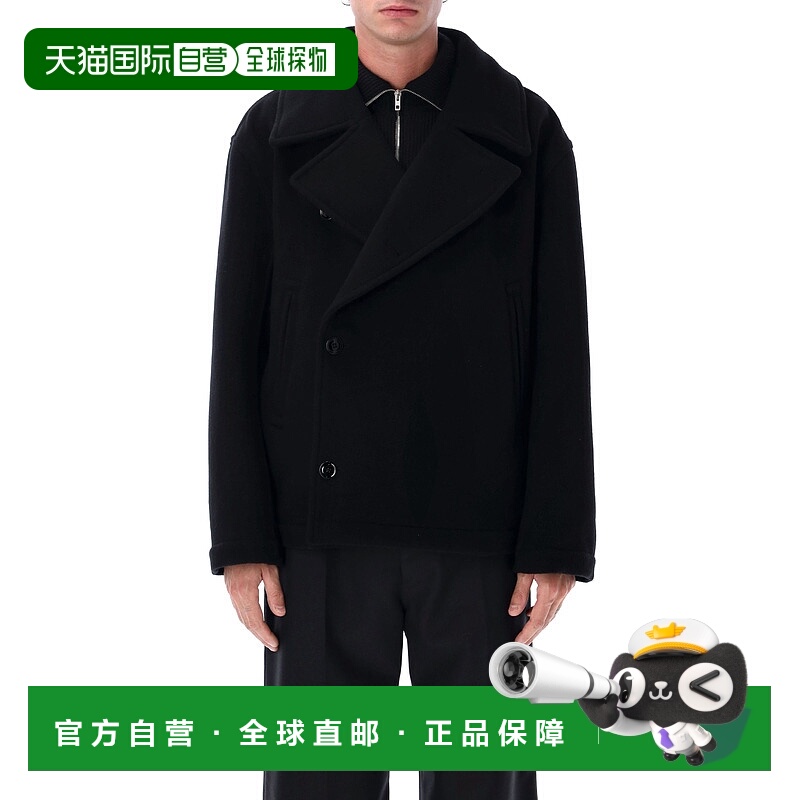 1h可退 香港直邮LEMAIRE 男士大衣 CO1131LF1116BK999 AW2025 黑