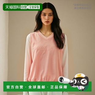 GOLF vest 女士棉马甲Malbon woven M3322P script 韩国直邮MALBON