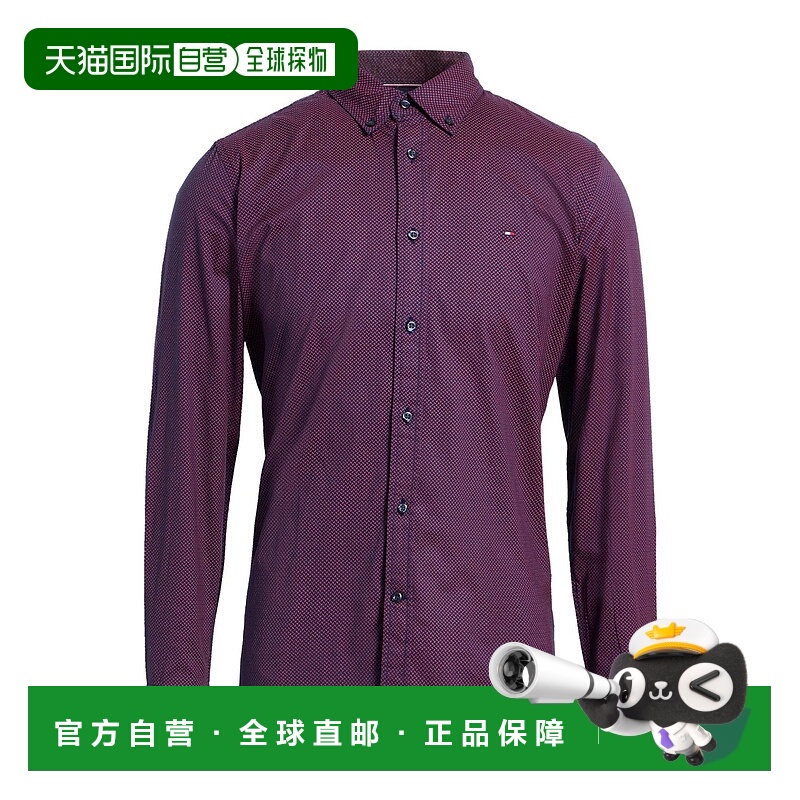 香港直邮Tommy Hilfiger 汤米 希尔费格 男士 花纹衬衫