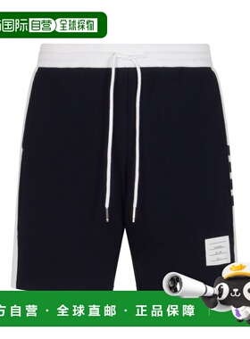 香港直邮THOM BROWNE 男士短裤 MJQ222A03037415 CO 蓝色 SWEAT S