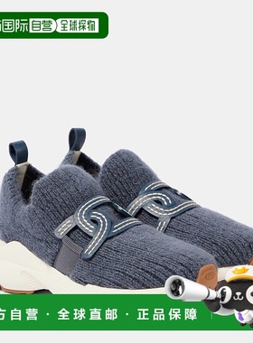 香港直邮TOD'S 托德斯 女士 Kate 针织运动鞋 blue蓝色 舒适时尚