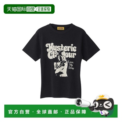 1h可退 日本直邮HYSTERIC GLAMOUR 女士复古图案背面设计短袖T恤