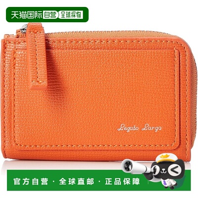 【日本直邮】Legato Largo阿耐洛 女士钥匙包Lineare橙色LJ-E1512