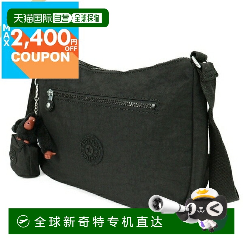 日本直邮Kipling 女士单肩包带迷你袋黑色 KI92620DH