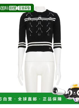 香港直邮VALENTINO 女士针织毛衣 BKC62G9630NA AW2024 白色 圆领