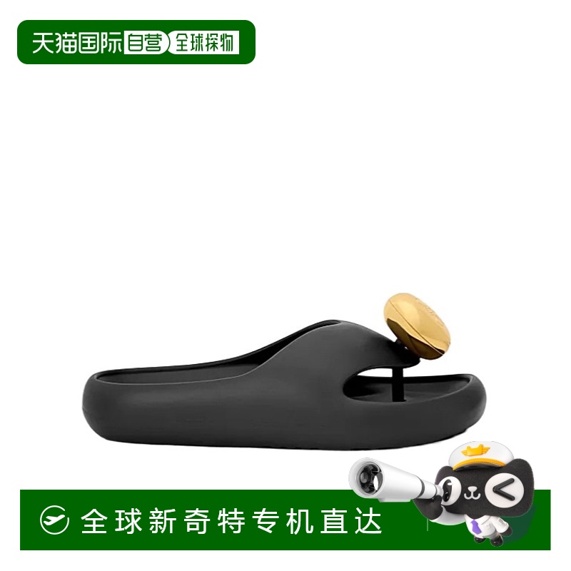 1h可退 香港直邮LOEWE 女士拖鞋 L815465XAD1206 CO 黑色 Foam Pe