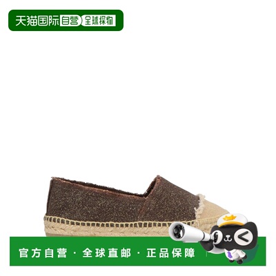 1h可退 香港直邮潮奢 CastaÑer 女士 帆布面凉鞋 brown棕色 舒适
