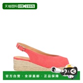 red红色 1h可退 舒适时 女士 帆布面凉鞋 香港直邮潮奢 CastaÑer