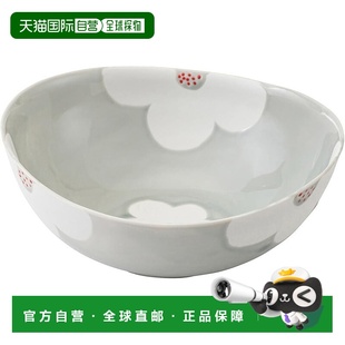 瓷碗和盘子 容量约 730ml 灰色 Hasami Botanica 253 日本直邮