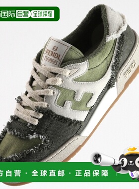 韩国直邮FENDI 搭配低帮运动鞋 (7E1495 AMF1 F1NL0) 运动鞋牛皮