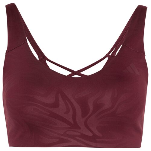 香港直邮ADIDAS 女士运动文胸 1144087MAROON 【付后1h可退】