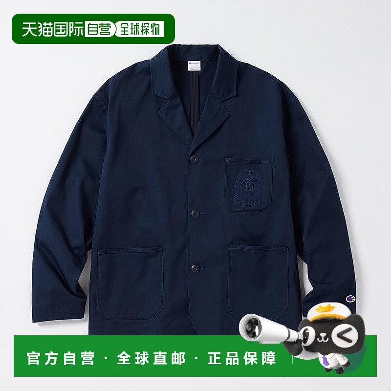 日本直邮Champion FW24 限定系列 刺绣徽标纽扣开合长袖夹克外套,男装,夹克,淘宝优惠券,粉丝福利购,淘宝优惠卷