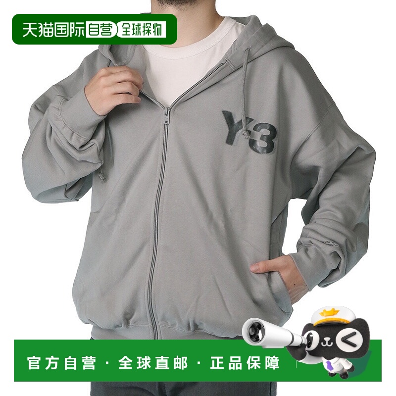 日本直邮阿迪达斯 Y-3“LOGO ZIP HODDIE”男女士连帽拉链长袖卫/