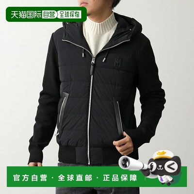 日本直邮MACKAGE ANDREW-Z 男士轻薄羽绒针织尼龙连帽衫（黑色）