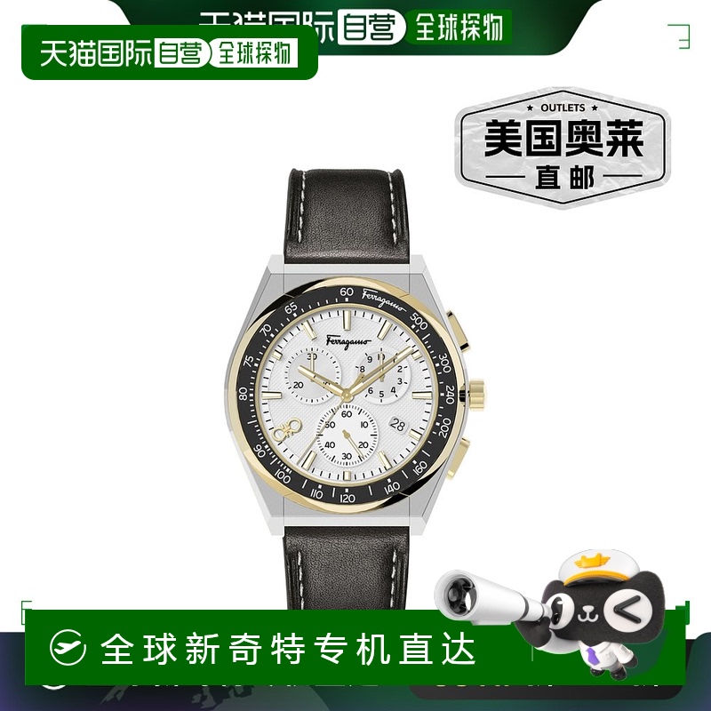 自营salvatore ferragamoFerragamo 1898 运动手表 - 黑色/不锈钢