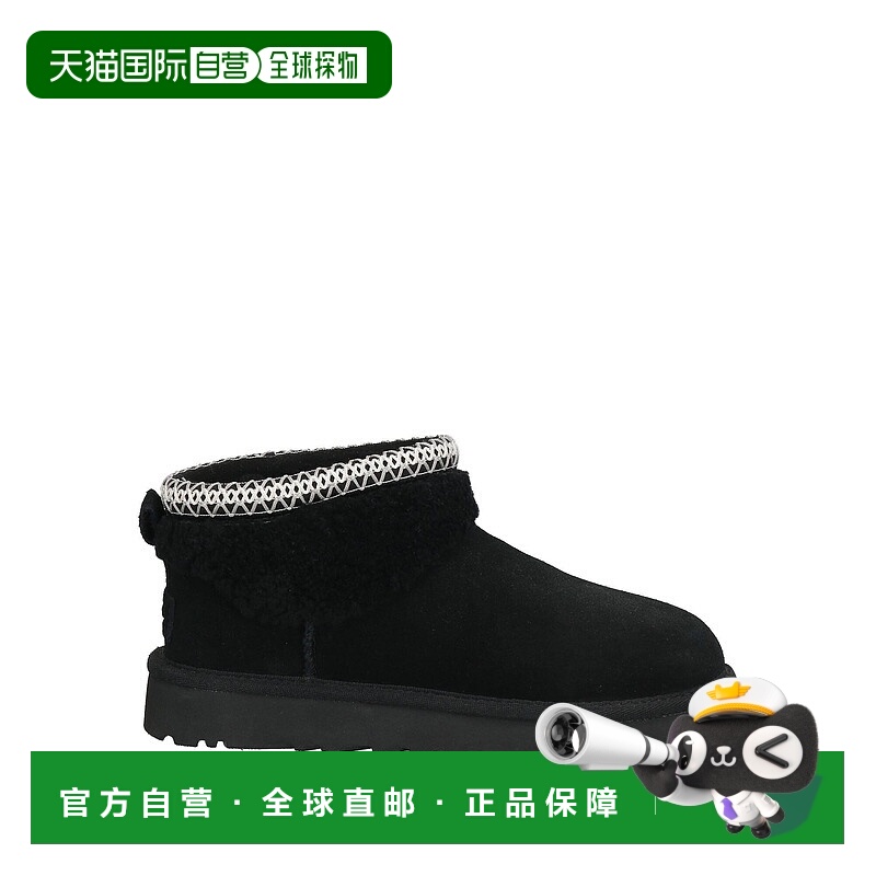 1h可退 香港直邮潮奢 Ugg 女士 脚踝靴 black黑色 舒适时尚