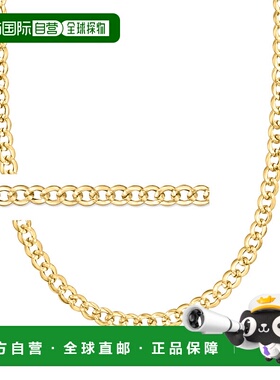 自营 Ross-Simons 意大利 6 毫米 18 节黄金路缘链项链 - 20 英寸