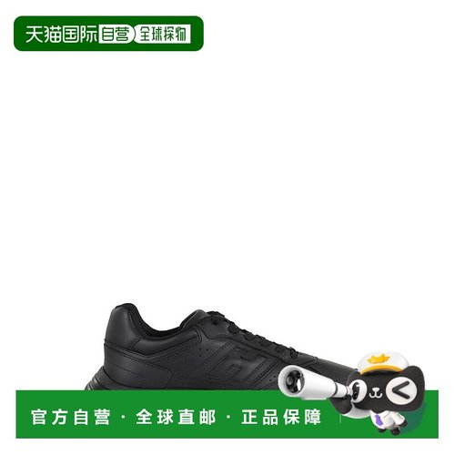 1h可退 香港直邮潮奢 Hogan 男士 標誌繫帶運動鞋 HXM5630FK700ZL