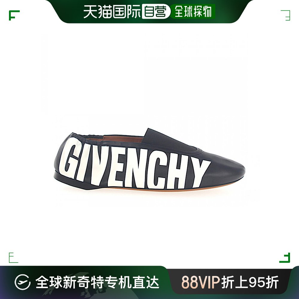 香港直邮Givenchy纪梵希字母黑舞鞋时尚潮流BE5007E01J008