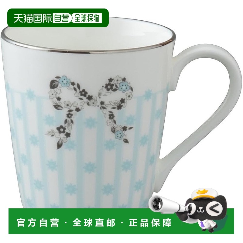 【日本直邮】鸣海 马克杯 Felicita 290cc 蓝色小花朵花卉可爱时