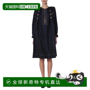 藍色 香港直郵GIVENCHY 女士半身裙 BW20SP12HE498 紐扣連衣裙