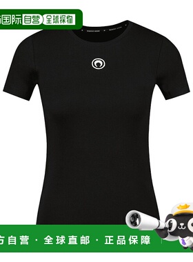 1h可退 香港直邮Marine Serre 女士 短袖T恤 WTT012A black黑色