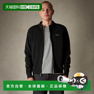 自营 members onlyMen's Iconic Racer Sweater - black 美国奥莱