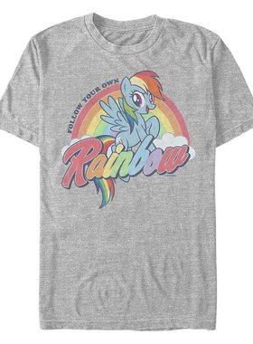 Fifth Sun|男士彩虹短袖圆领T恤