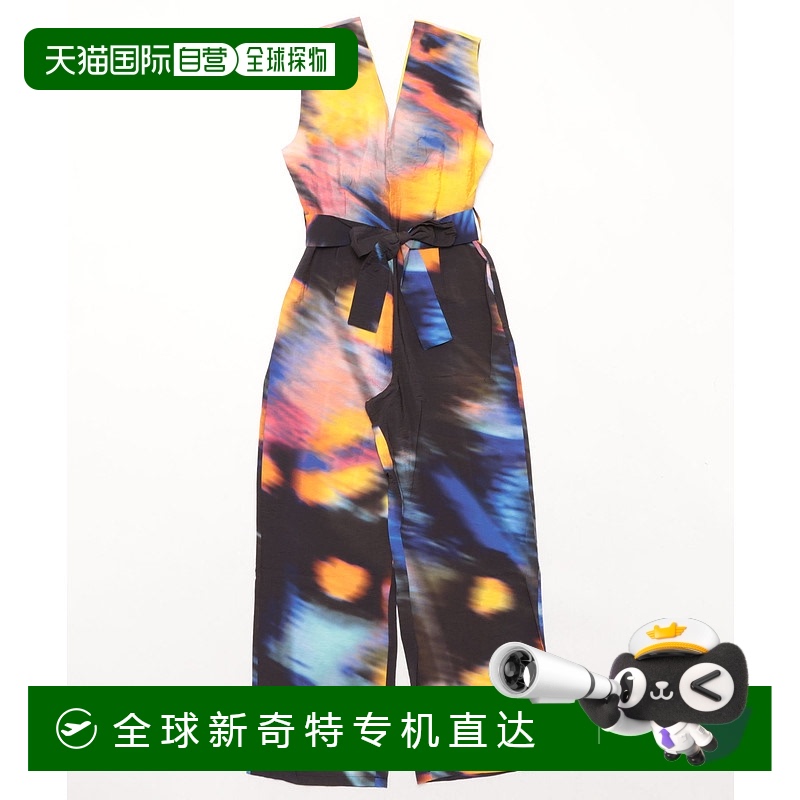 1h可退 日本直邮Desigual 德诗高 女士多彩图案工装裤 25SWPWXC