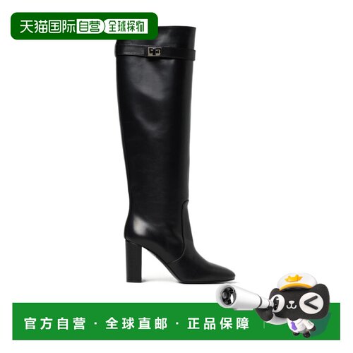 香港直邮Via Roma 15 女士靴子 4200BLACK AW2024 黑色 圆头长筒