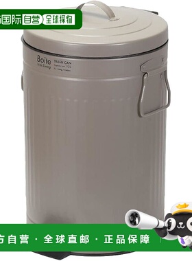 【日本直邮】Bestco NQ-0194 Boite 垃圾桶 12L 脚踏式 静音设计