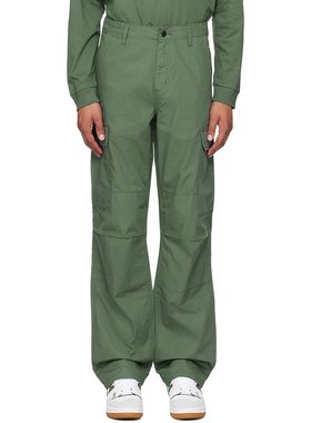 潮奢 Carhartt 卡哈特 男士 绿色 Regular 工装裤 I032467
