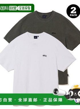 韩国直邮YALE (23SS) [ONEMILE WEAR] 2PACK SMALL ARCH TEE WHIT