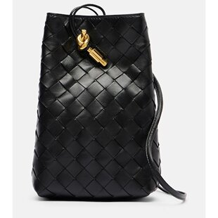 Bottega Veneta 葆蝶家 女士 Jodie 编织迷你皮革肩包