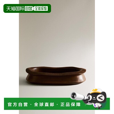 日本直邮Zara Irregular Wood Tray イリギュラー ウッド トレイ