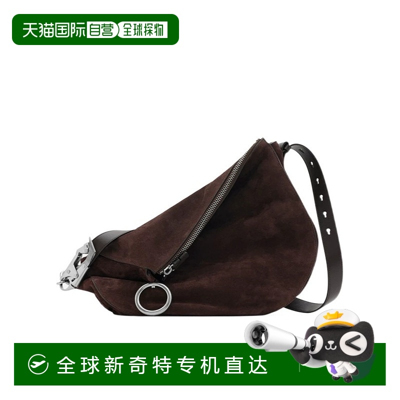 香港直邮BURBERRY女士斜挎包 80927101 CO黑色 Knight中号单肩