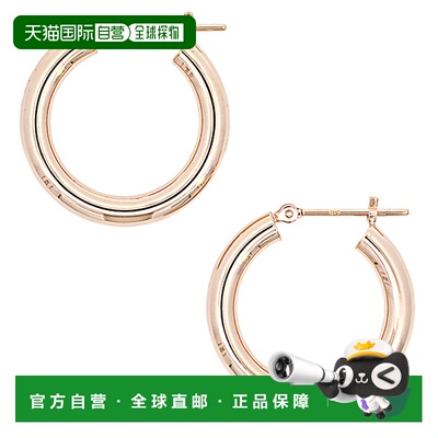 日本直邮（k320）管状耳环 环状耳环 双耳 1 对 3 毫米 x 20 毫米