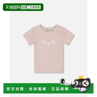 deux 浅旧粉色 par 褶皱上衣 美国 deux带贴花 自营