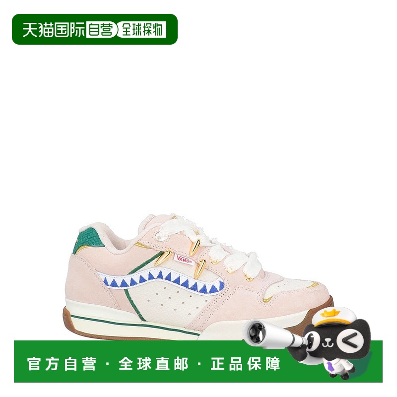 1h可退 香港直邮潮奢 Vans 范斯 女士 运动鞋 pink粉色 舒适时尚