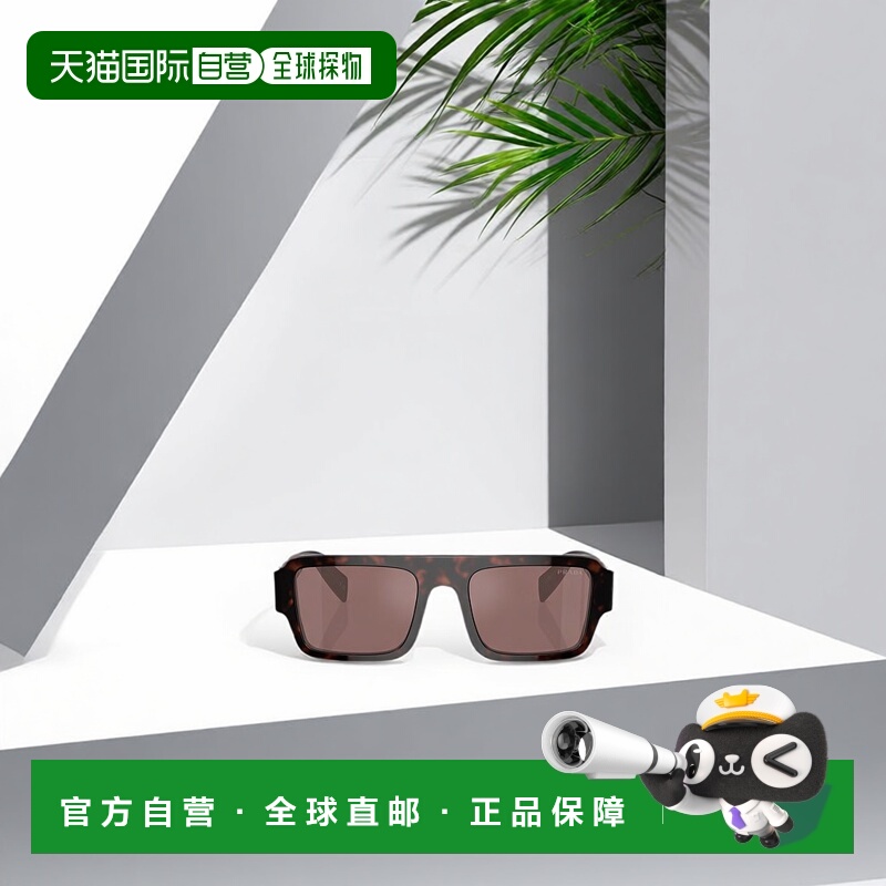 1h可退 香港直邮PRADA 男士眼镜 PRA05S17N90B AW2024 棕色 徽标