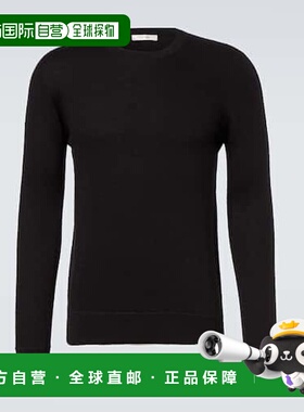 1h可退 香港直邮The Row 男士 Dioniso 羊绒毛衣 black黑色 舒适