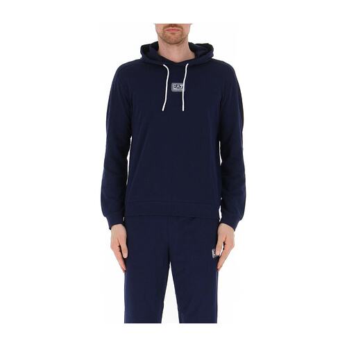 EA7 Emporio Armani 抽绳连帽卫衣 3RPM38PJMHZ