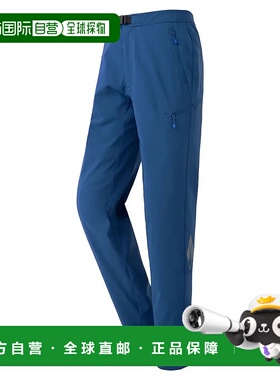 1h可退 香港直邮mont-bell 男士休闲裤 1105703BL CO 蓝色紧身裤