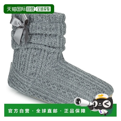 欧洲直邮Isotoner  97720 女士厚底拖鞋鞋子 97220-GRIS