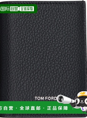 1h可退 香港直邮潮奢 Tom Ford 汤姆 福特 男士 黑色 Grain Leath